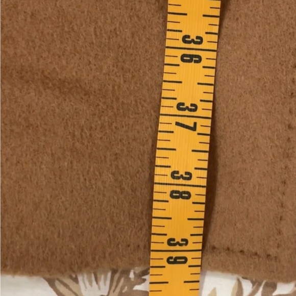 Camel Wool Blend Women's Coat - Picture 13 of 14
